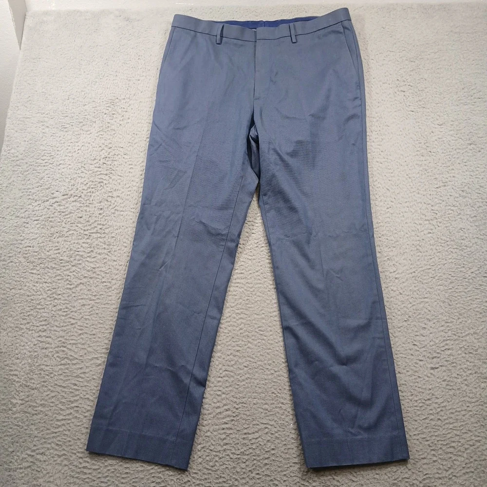 Banana‎ Republic Dress Pants Men's 35x32 Blue Modern Slim Fit